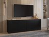 Buffet Baletu 105 (Noir + Chêne)