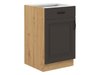 Armoire modulaire avec tiroirs et portes Retro Grey 105