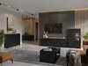 Buffet Baletu 105 (Noir + Chêne)