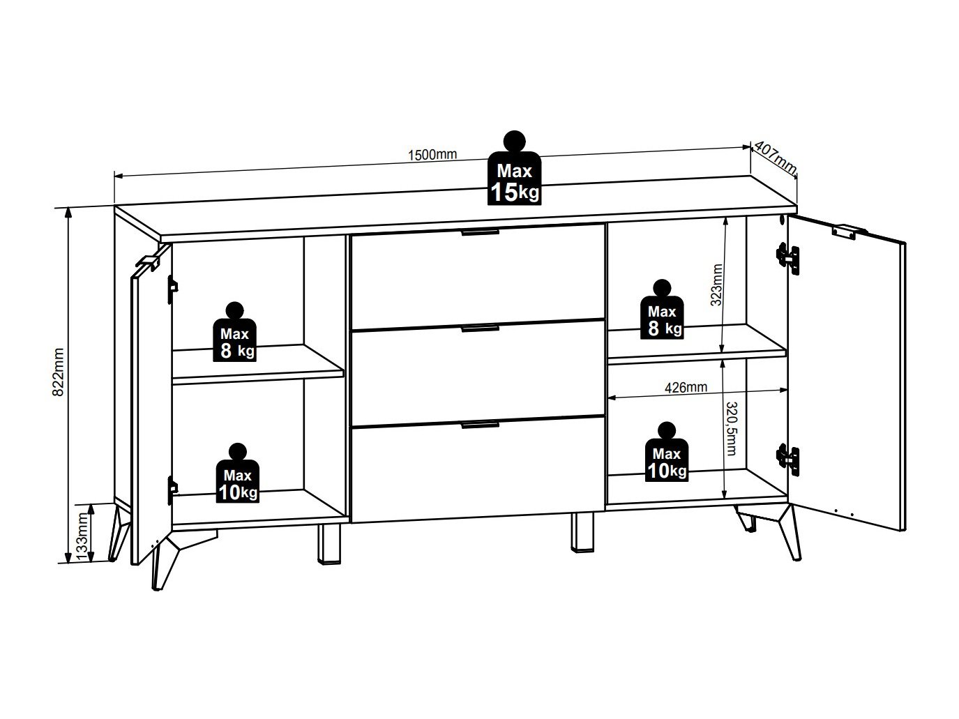 Commode Ruvmeli 102