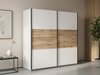 Armoire Livevaro 109 (Blanc + Chêne wotan)
