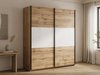 Armoire Livevaro 109 (Chêne wotan + Blanc)