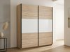Armoire Livevaro 109 (Sonoma chêne + Blanc)