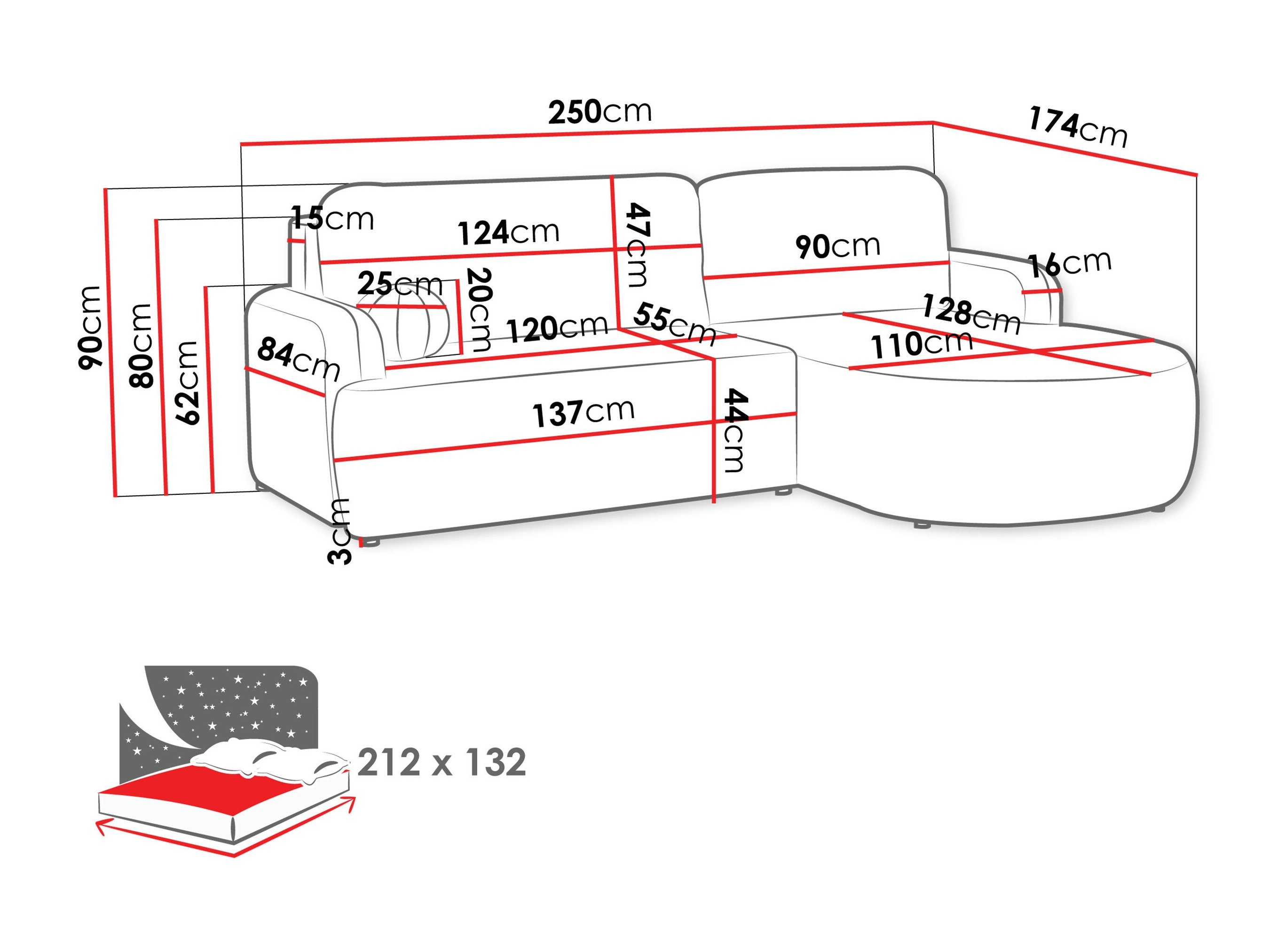 Canapé d'angle Comfivo Popis (Fredo 15)