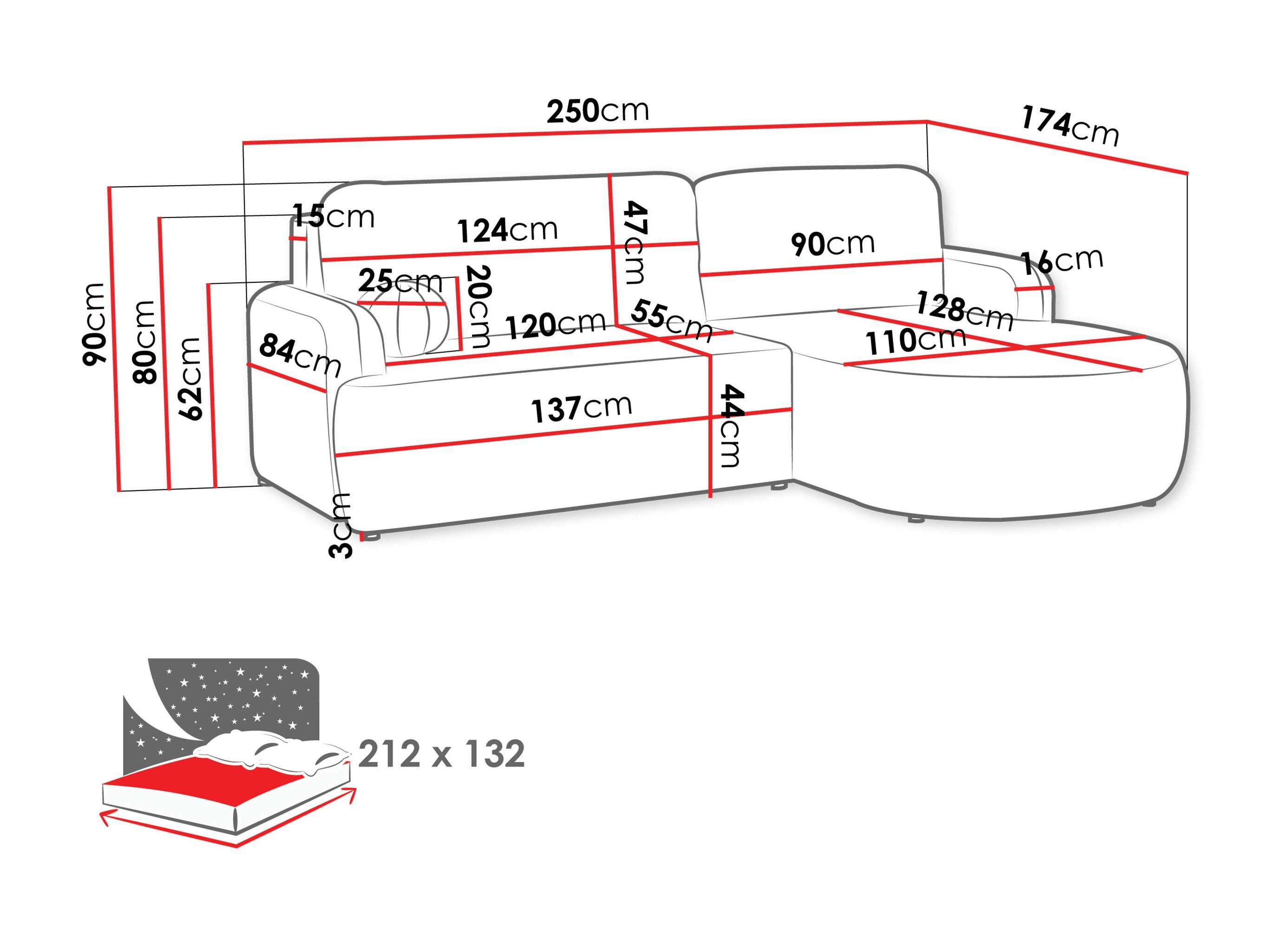 Canapé d'angle Comfivo Popis (Lambi 07)