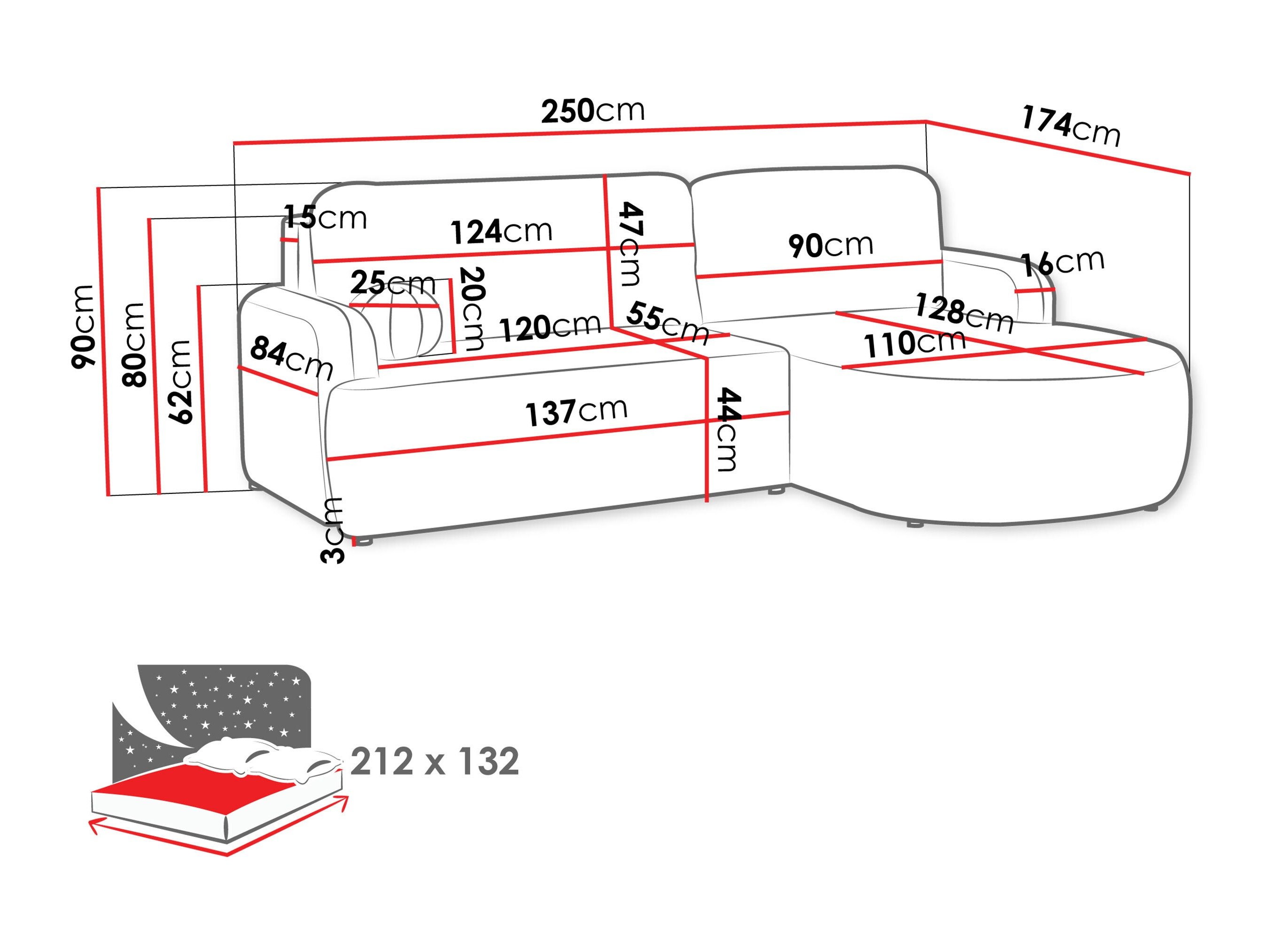 Canapé d'angle Comfivo Popis (Poso 05)