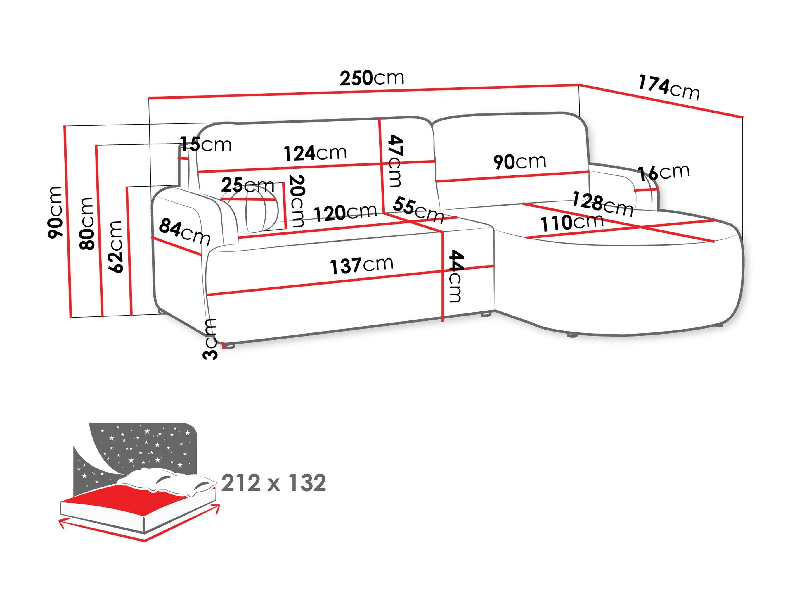 Canapé d'angle Comfivo Popis (Poso 100)