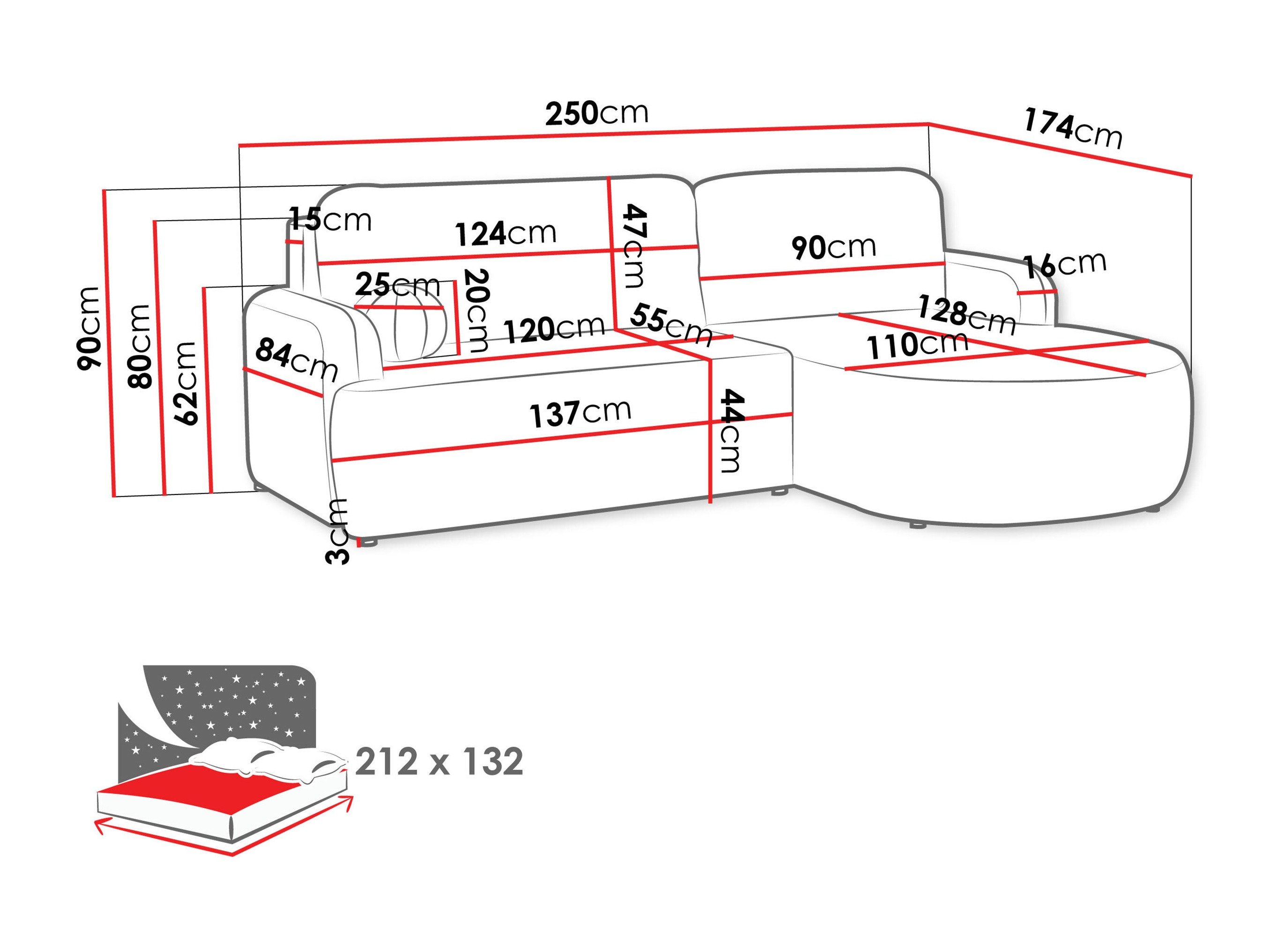 Canapé d'angle Comfivo Popis (Poso 110)