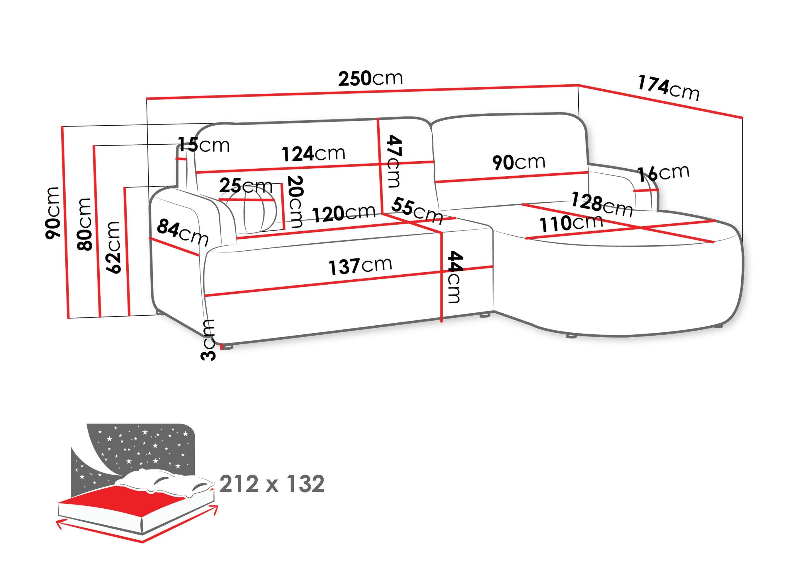 Canapé d'angle Comfivo Popis (Poso 110)