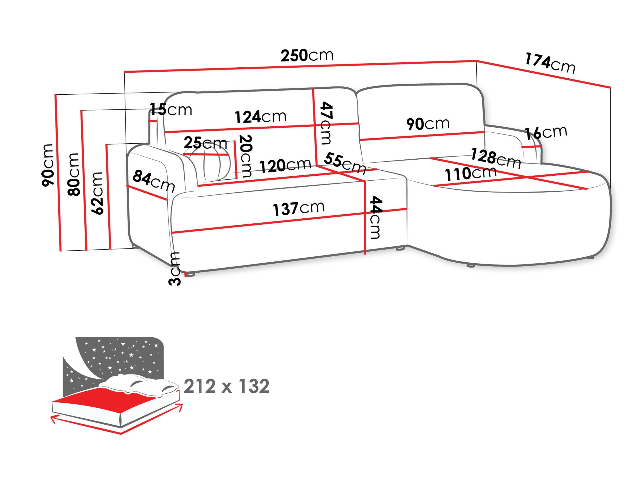 Canapé d'angle Comfivo Popis (Poso 47)