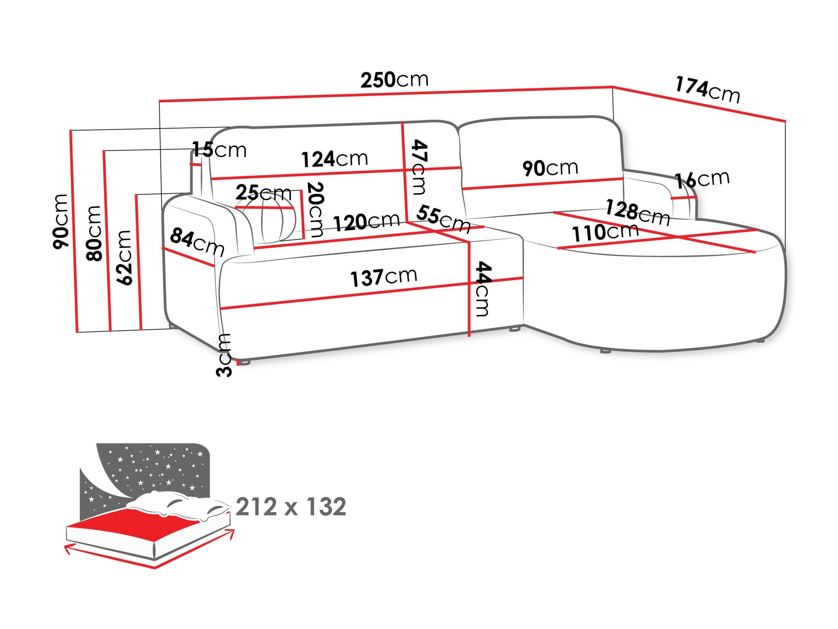 Canapé d'angle Comfivo Popis (Poso 52)