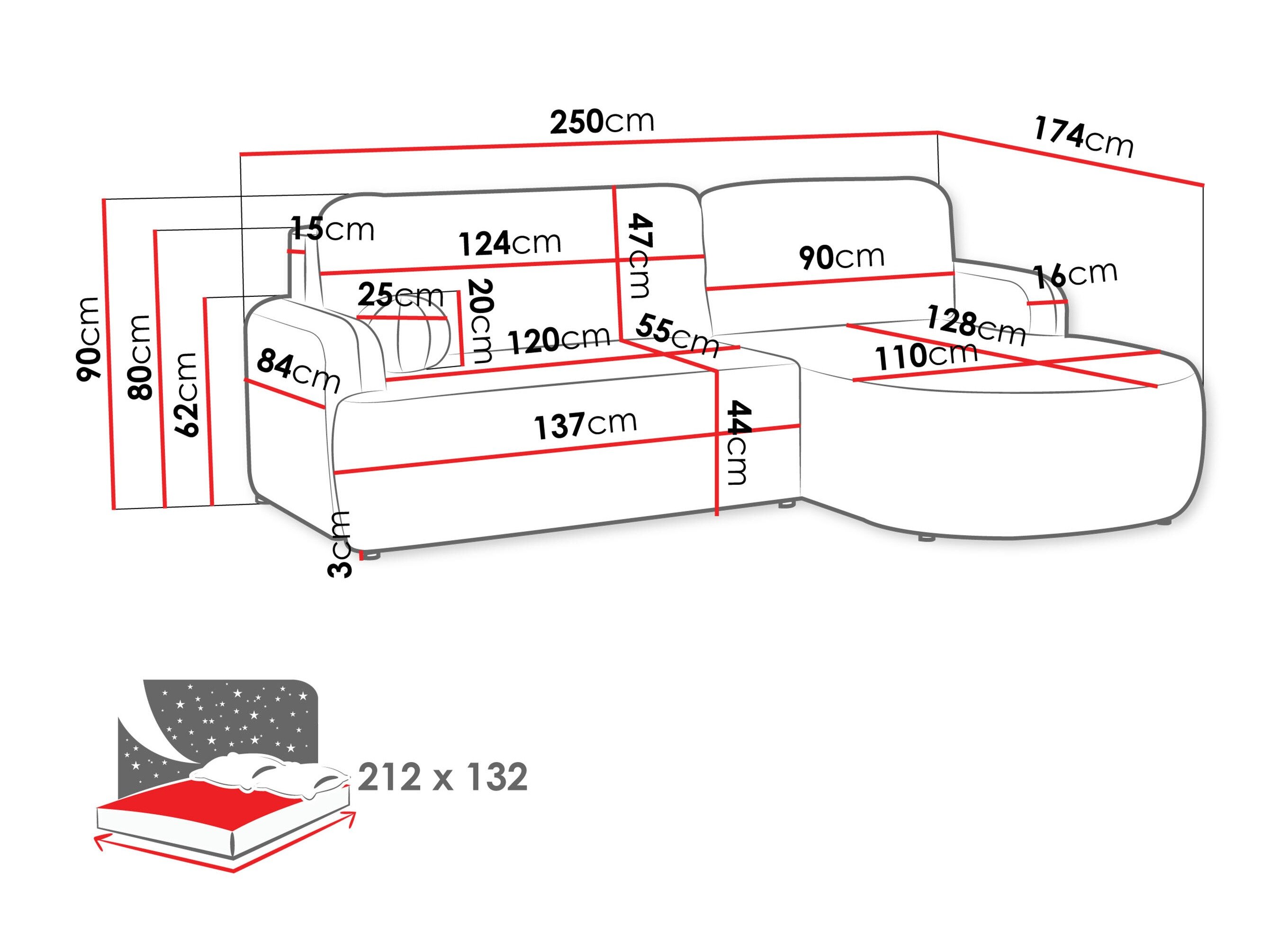 Canapé d'angle Comfivo Popis (Taro 01)