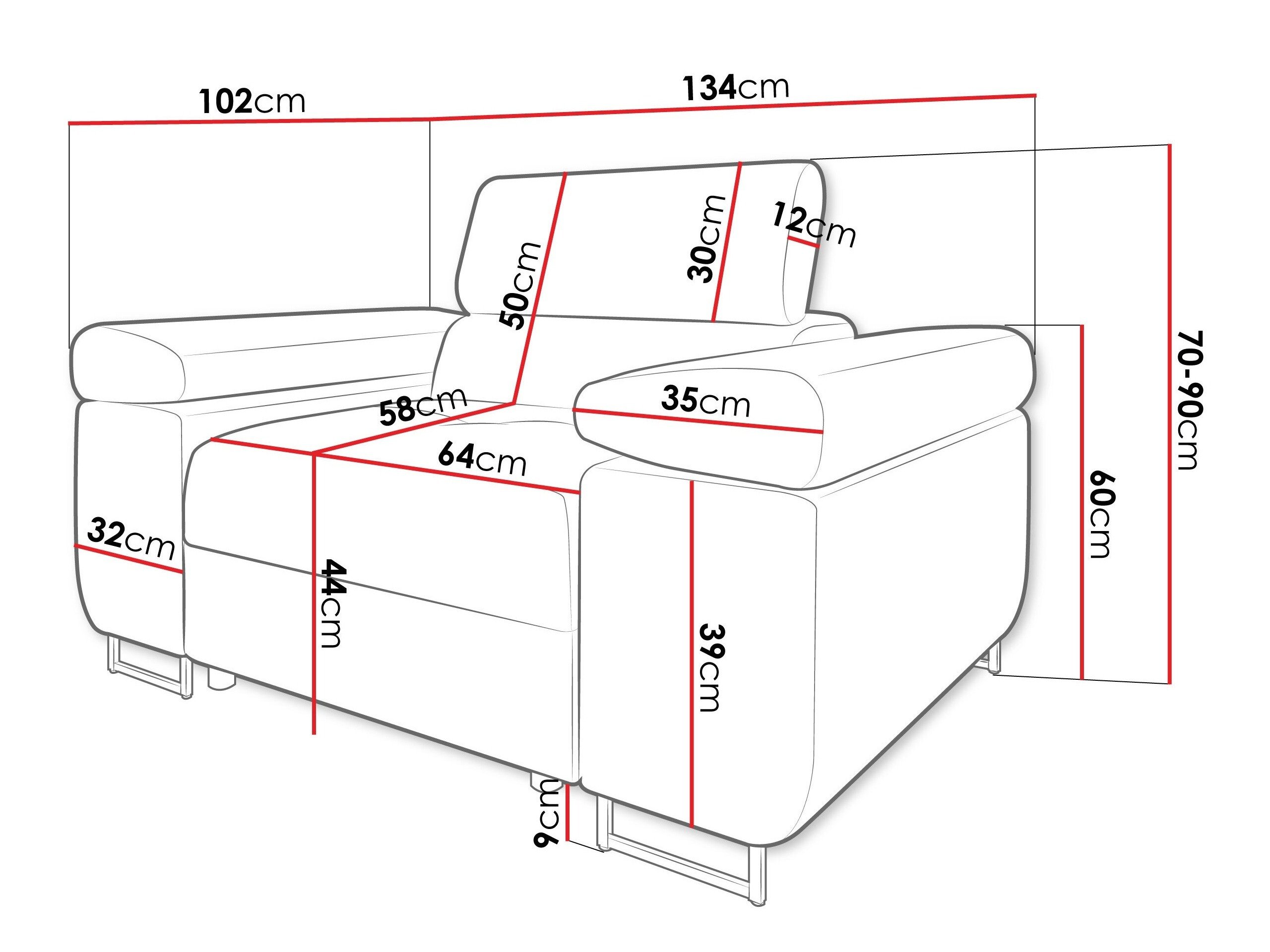 Fauteuil Comfivo Vinetum (Soft 066 + Lux 03)