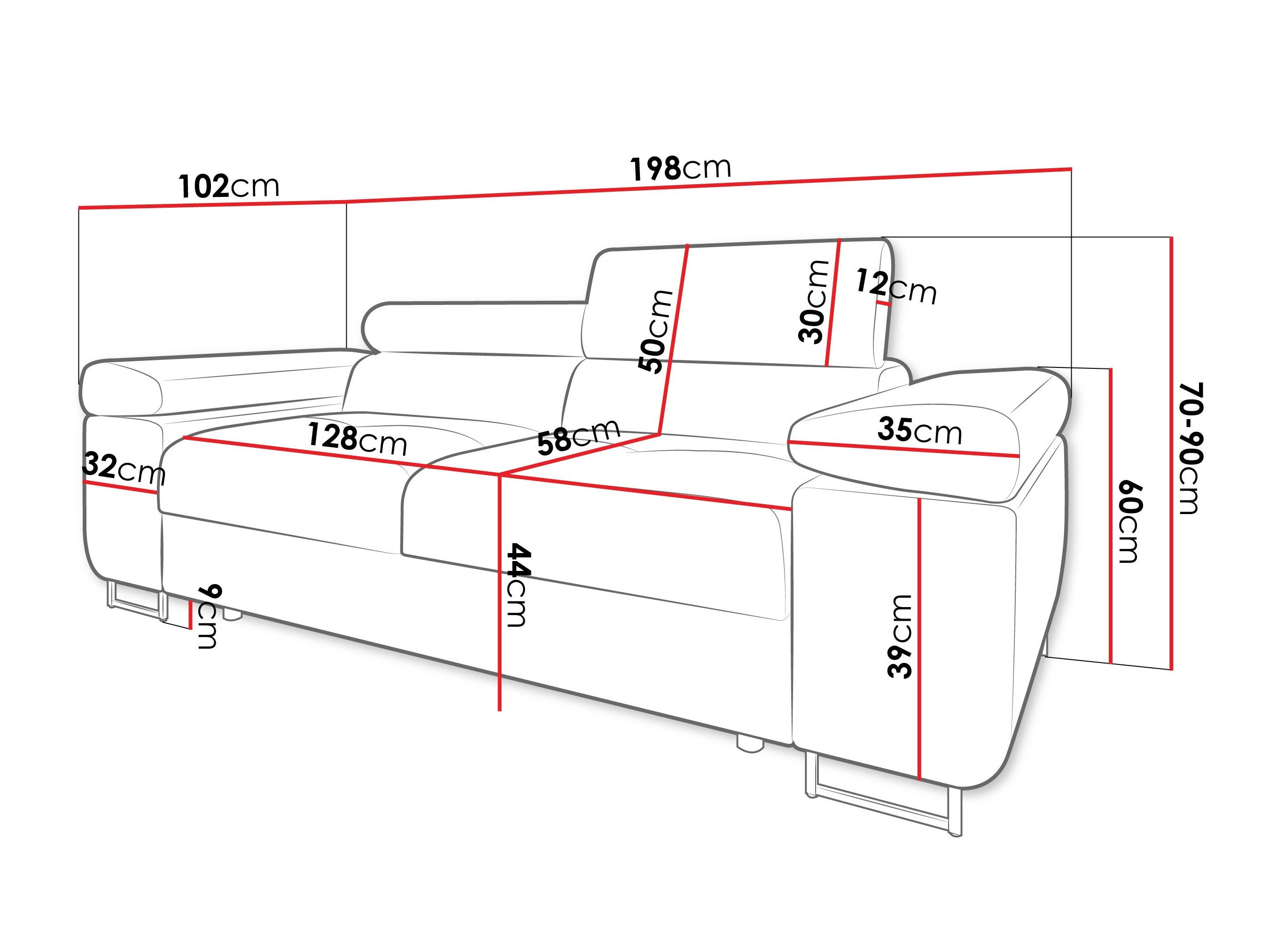 Canapé Comfivo Vinetum II (Lux 05)