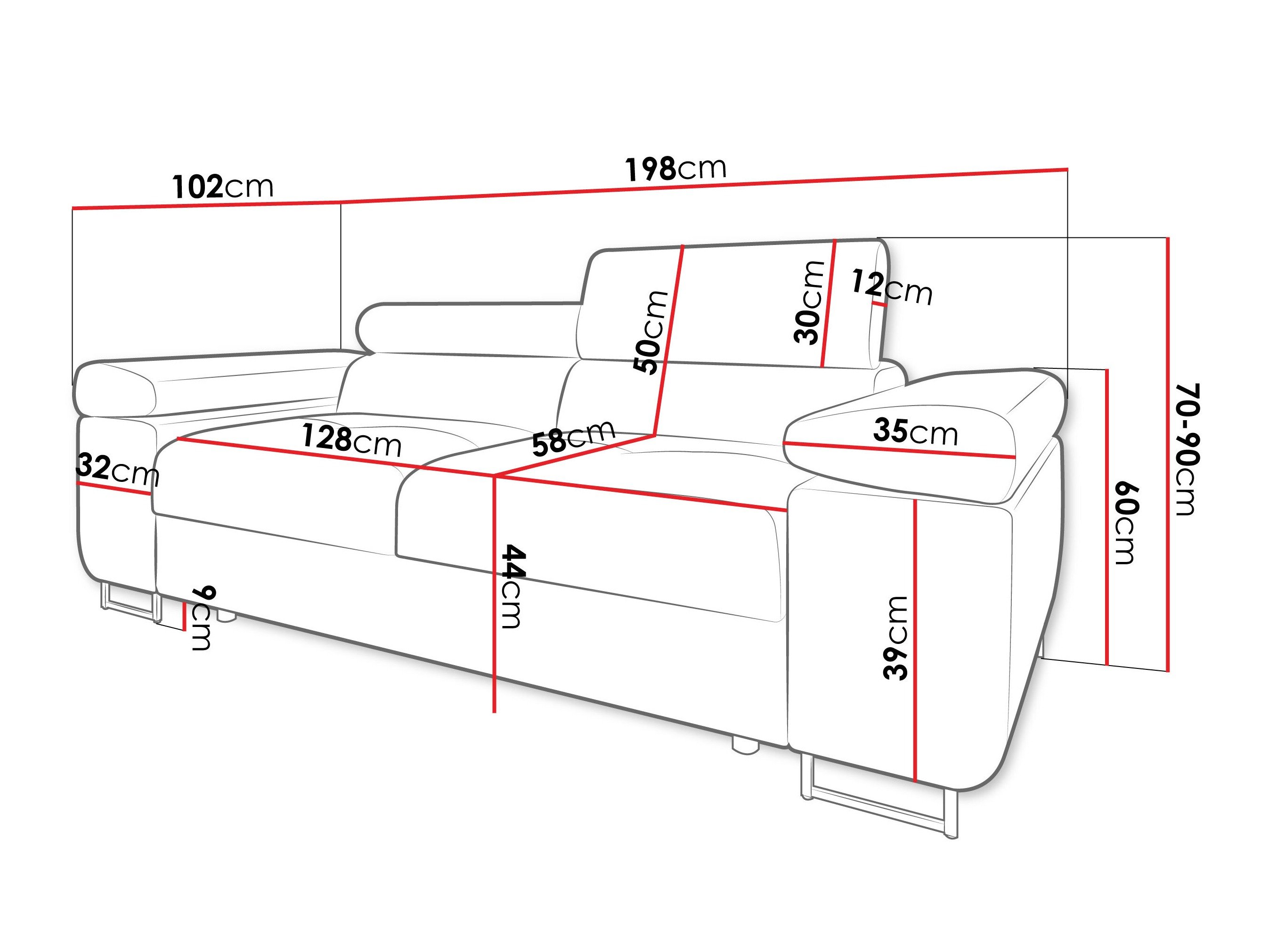 Canapé Comfivo Vinetum II (Soft 029 + Lux 05)