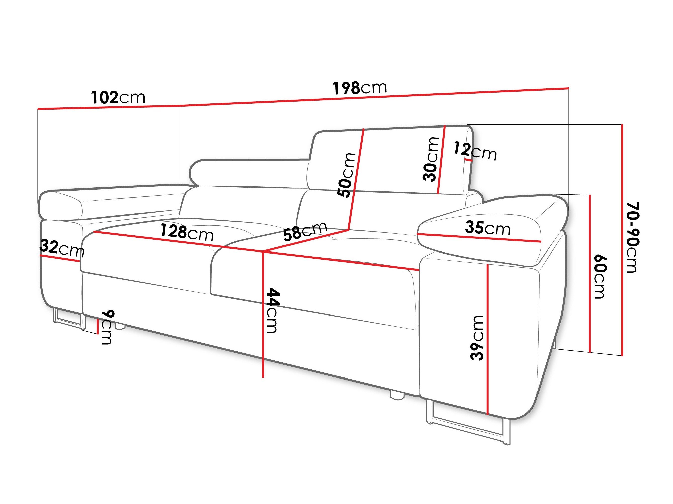 Canapé Comfivo Vinetum II (Wave 05)
