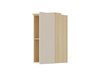 Armoire murale Nolcala 102 (Chêne + Beige)