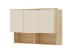 Armoire murale Nolcala 104 (Chêne + Beige)