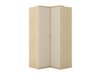 Armoire d'angle Nolcala 107 (Chêne + Beige)