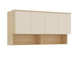Armoire murale Nolcala 105 (Chêne + Beige)
