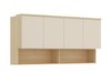 Armoire murale Nolcala 105 (Chêne + Beige)