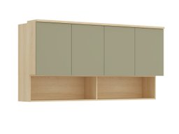 Armoire murale Nolcala 105 (Chêne + Eucalyptus)