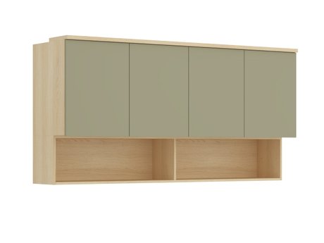 Armoire murale Nolcala 105 (Chêne + Eucalyptus)