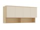 Armoire murale Nolcala 106 (Chêne + Beige)