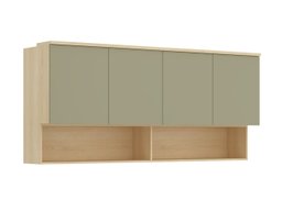 Armoire murale Nolcala 106 (Chêne + Eucalyptus)