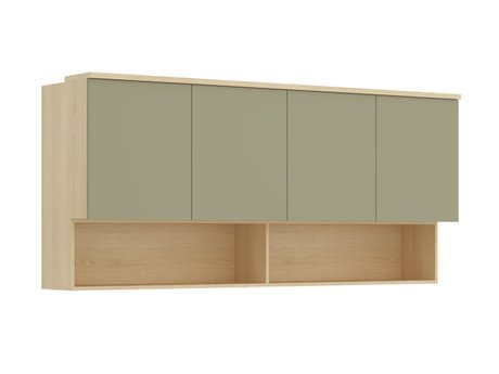 Armoire murale Nolcala 106 (Chêne + Eucalyptus)