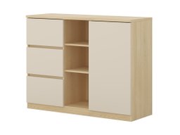 Commode Nolcala 109 (Chêne + Beige)