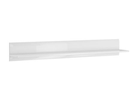 Étagère murale Ophsalu 100 (Blanc + Blanc brillant)