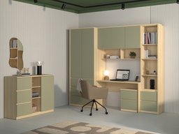 Ensemble de meubles Nolcala 122 (Chêne + Eucalyptus)