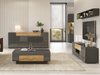 Meuble TV Torsone 101 (Anthracite + Gloss anthracite + Grandson chêne)