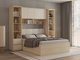 Ensemble de chambre Nolcala 124 (Chêne + Beige)