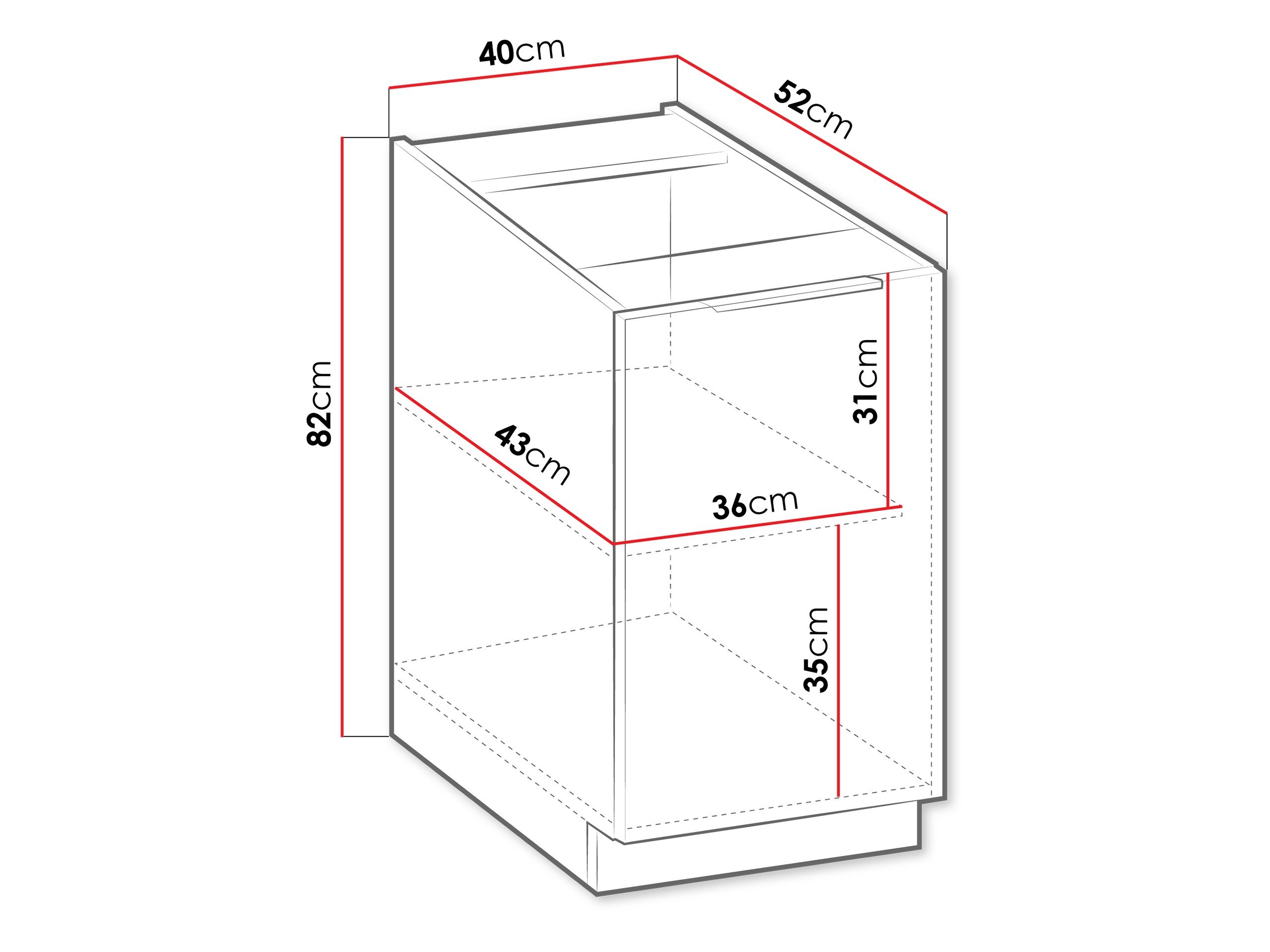 Armoire modulaire avec portes Sole 114