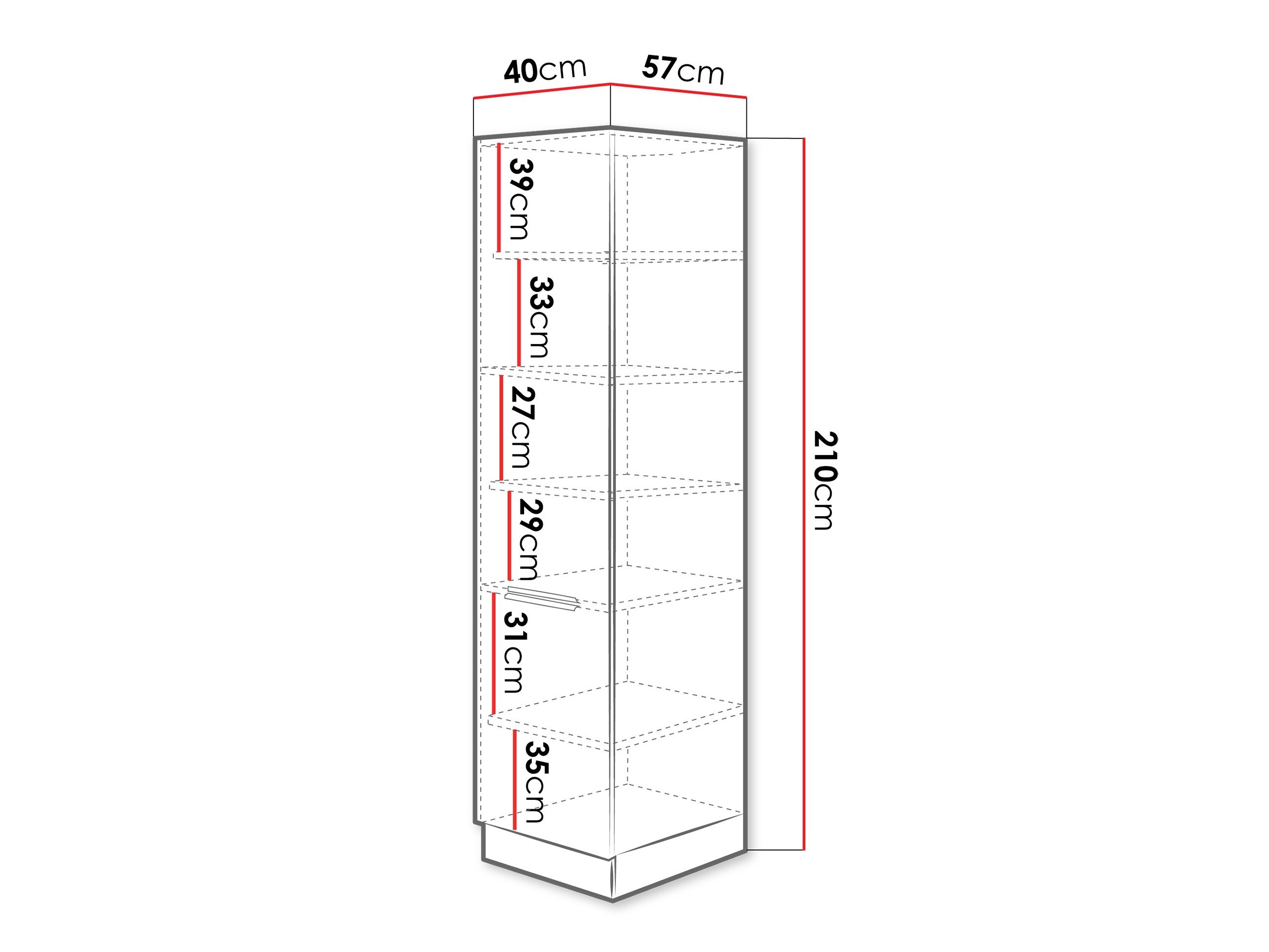 Armoire modulaire avec portes Sole 116