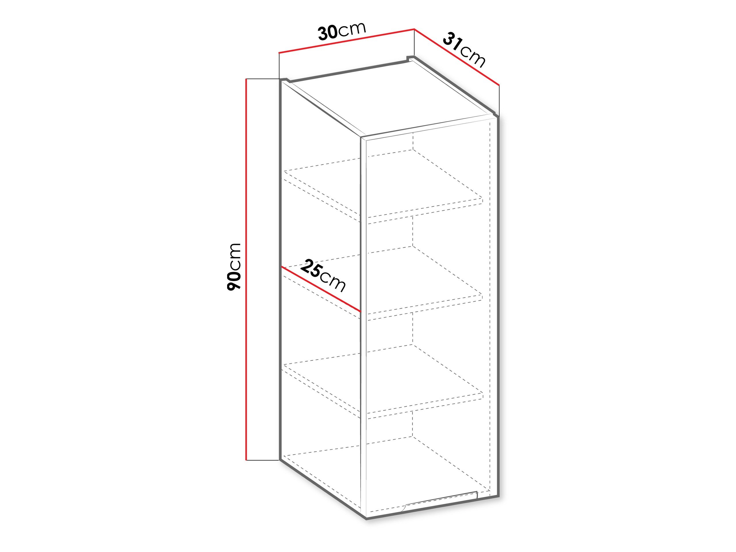 Armoire murale modulaire Sole 113