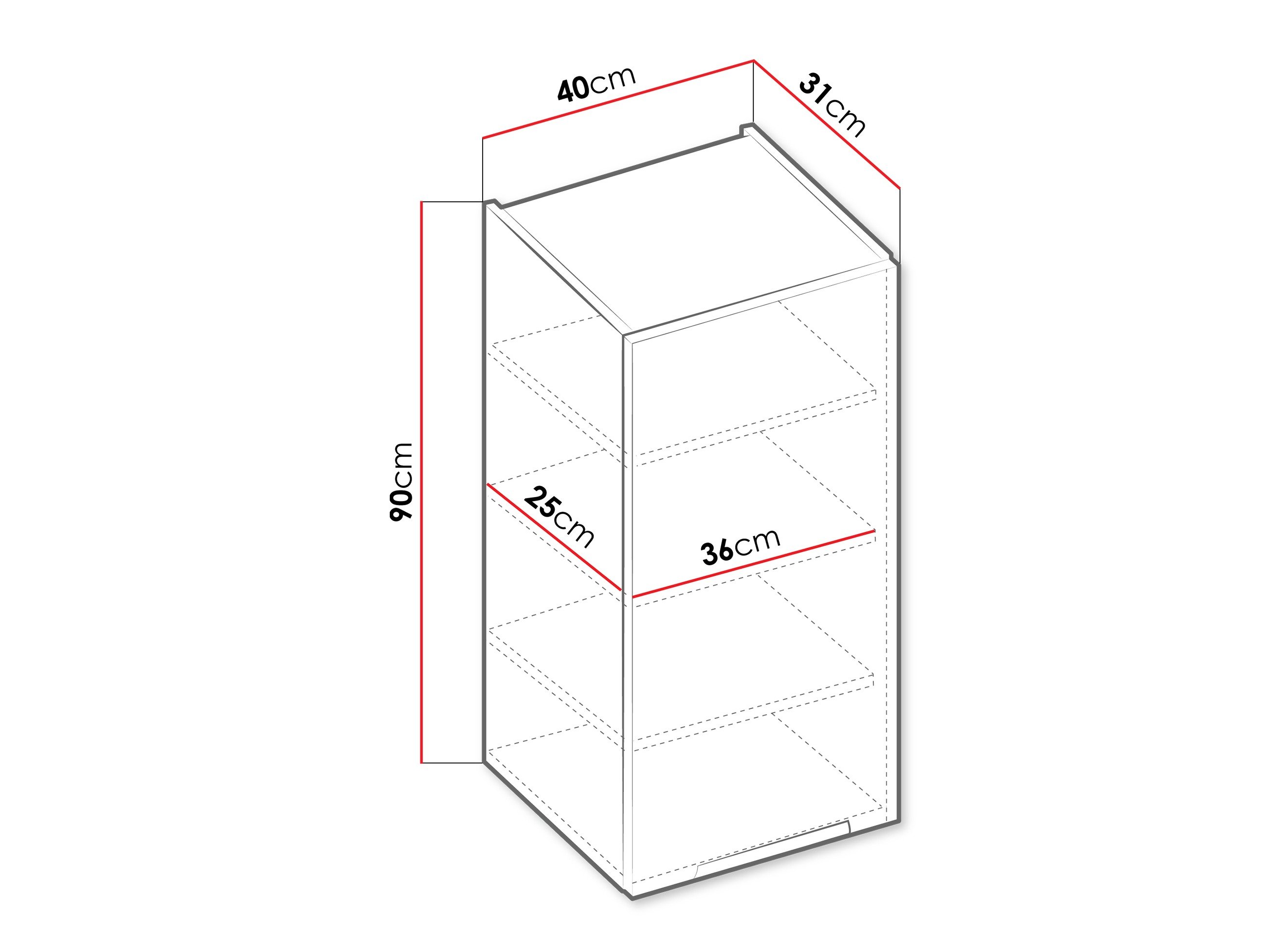 Armoire murale modulaire Sole 118