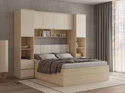 Ensemble de chambre Nolcala 126 (Chêne + Beige)