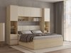 Ensemble de chambre Nolcala 126 (Chêne + Beige)
