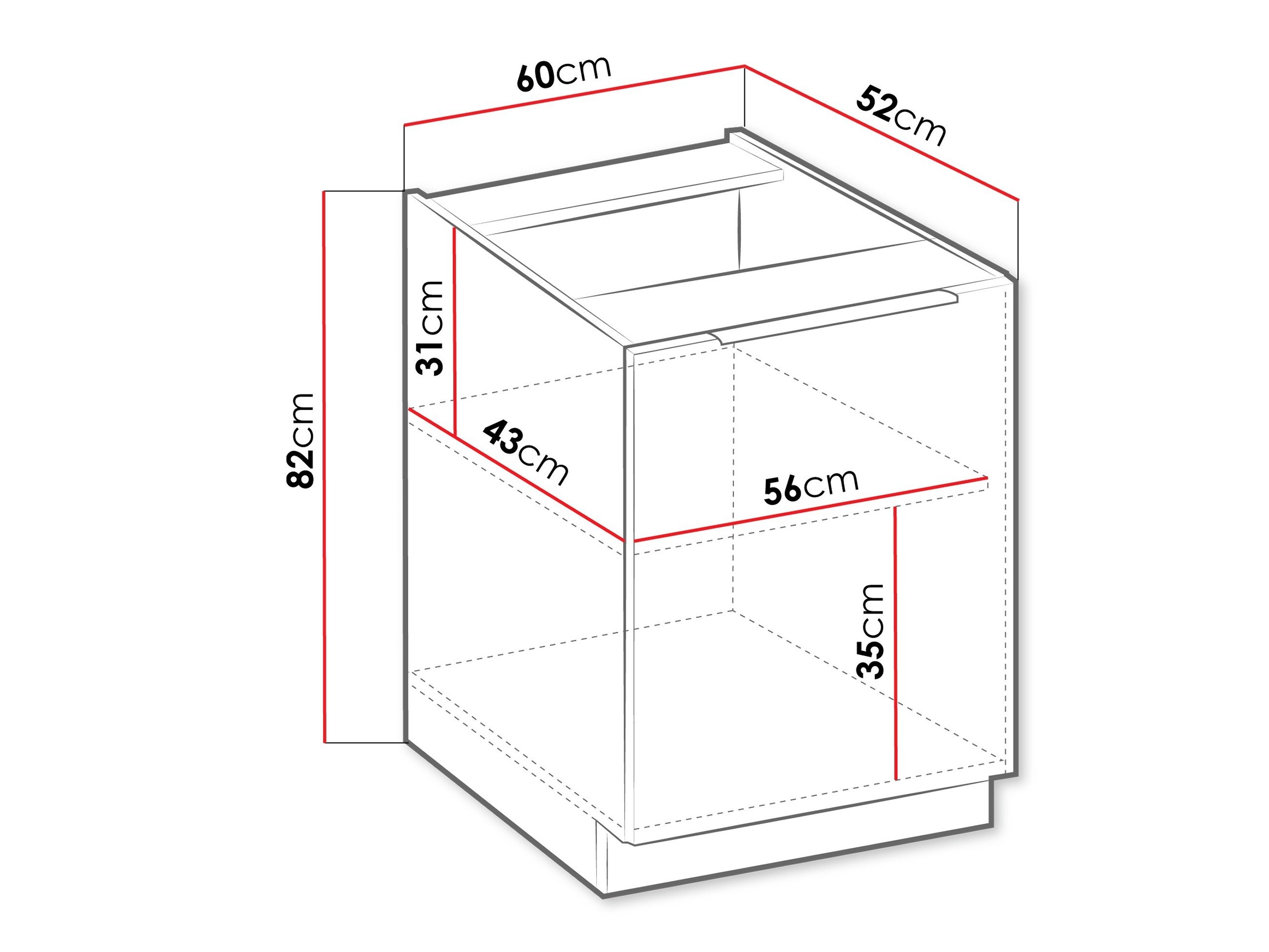 Armoire modulaire avec portes Sole 125