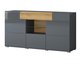 Commode Torsone 108 (Anthracite + Gloss anthracite + Grandson chêne)
