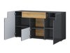 Commode Torsone 108 (Anthracite + Gloss anthracite + Grandson chêne)
