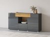Commode Torsone 108 (Anthracite + Gloss anthracite + Grandson chêne)