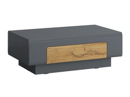 Table basse Torsone 111 (Anthracite + Gloss anthracite + Grandson chêne)