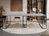 Table pliante Oswego 180 (Noir + Graphite)
