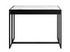Table pliante Oswego 180 (Noir + Marbre blanc)