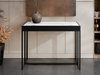 Table pliante Oswego 180 (Noir + Marbre blanc)