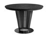 Table Oswego 179 (Noir + Marbre noir)